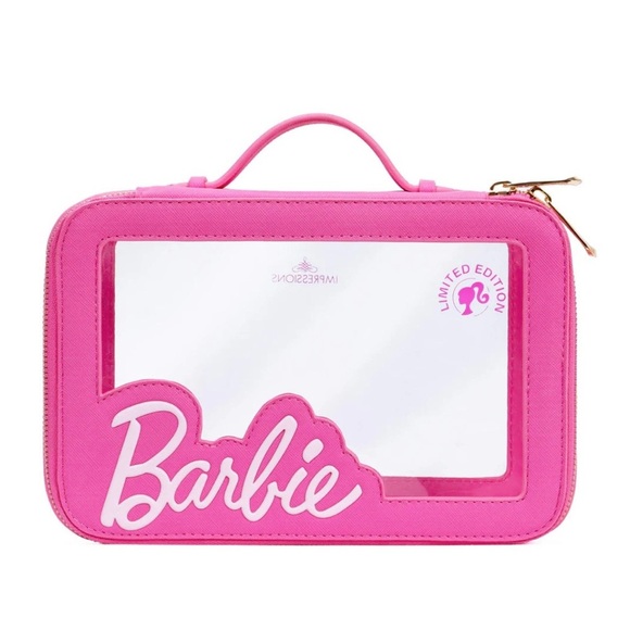 🎀 NWT IMPRESSIONS VANITY | Limited Edition Barbie Make Up Carry Case ✨ - Picture 1 of 3